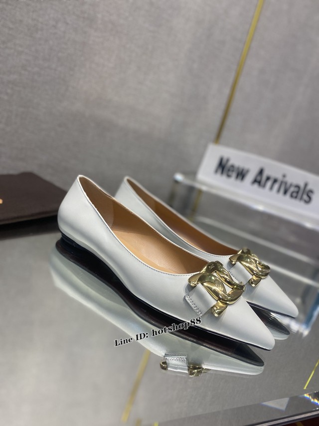 Tod‘s2022年最新款單鞋女士尖頭皮鞋 Tods這款芭蕾舞平底鞋 dx2476